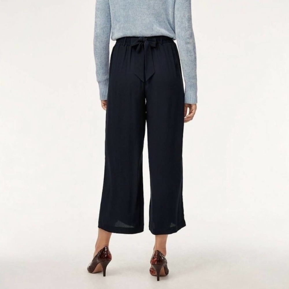 Aritzia Wilfred Faun Wide Leg Crop Pant